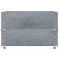 vidaXL Pflanzkasten Grau 80x60 cm Massivholz Kiefer vidaXL Pflanzkasten Grau 80x60 cm Massivholz Kiefer