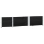 vidaXL Pflanzkasten Schwarz 150x50 cm Massivholz Kiefer vidaXL Pflanzkasten Schwarz 150x50 cm Massivholz Kiefer