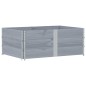 vidaXL Pflanzkasten Grau 150x100 cm Massivholz Kiefer vidaXL Pflanzkasten Grau 150x100 cm Massivholz Kiefer