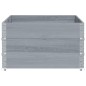 vidaXL Pflanzkasten Grau 150x100 cm Massivholz Kiefer vidaXL Pflanzkasten Grau 150x100 cm Massivholz Kiefer
