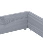 vidaXL Pflanzkasten Grau 150x100 cm Massivholz Kiefer vidaXL Pflanzkasten Grau 150x100 cm Massivholz Kiefer