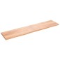 Tischplatte Hellbraun 220x50x4 cm Massivholz Eiche Behandelt Tischplatte Hellbraun 220x50x4 cm Massivholz Eiche Behandelt