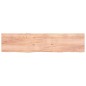 Tischplatte Hellbraun 220x50x4 cm Massivholz Eiche Behandelt Tischplatte Hellbraun 220x50x4 cm Massivholz Eiche Behandelt