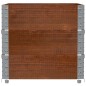 vidaXL Pflanzkasten Braun 80x60 cm Massivholz Kiefer vidaXL Pflanzkasten Braun 80x60 cm Massivholz Kiefer