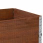 vidaXL Pflanzkasten Braun 80x60 cm Massivholz Kiefer vidaXL Pflanzkasten Braun 80x60 cm Massivholz Kiefer