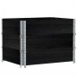 vidaXL Pflanzkasten Schwarz 80x60 cm Massivholz Kiefer vidaXL Pflanzkasten Schwarz 80x60 cm Massivholz Kiefer