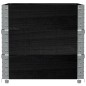 vidaXL Pflanzkasten Schwarz 80x60 cm Massivholz Kiefer vidaXL Pflanzkasten Schwarz 80x60 cm Massivholz Kiefer