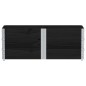 vidaXL Pflanzkasten Schwarz 150x50 cm Massivholz Kiefer vidaXL Pflanzkasten Schwarz 150x50 cm Massivholz Kiefer