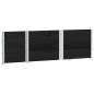 vidaXL Pflanzkasten Schwarz 150x50 cm Massivholz Kiefer vidaXL Pflanzkasten Schwarz 150x50 cm Massivholz Kiefer