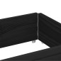 vidaXL Pflanzkasten Schwarz 150x50 cm Massivholz Kiefer vidaXL Pflanzkasten Schwarz 150x50 cm Massivholz Kiefer