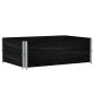 vidaXL Pflanzkasten Schwarz 120x80 cm Massivholz Kiefer vidaXL Pflanzkasten Schwarz 120x80 cm Massivholz Kiefer