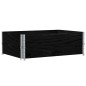 vidaXL Pflanzkasten Schwarz 120x80 cm Massivholz Kiefer vidaXL Pflanzkasten Schwarz 120x80 cm Massivholz Kiefer