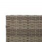 vidaXL Gartensofa in L-Form mit Tisch und Kissen Grau Poly Rattan vidaXL Gartensofa in L-Form mit Tisch und Kissen Grau Poly Rattan