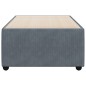 vidaXL Bettgestell Dunkelgrau 100x200 cm Samt vidaXL Bettgestell Dunkelgrau 100x200 cm Samt