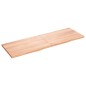 vidaXL Tischplatte Hellbraun 180x60x(2-4)cm Massivholz Eiche Behandelt vidaXL Tischplatte Hellbraun 180x60x(2-4)cm Massivholz Eiche Behandelt