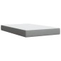 vidaXL Boxspringbett mit Matratze Hellgrau 120x200 cm Stoff vidaXL Boxspringbett mit Matratze Hellgrau 120x200 cm Stoff