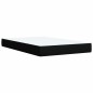 vidaXL Boxspringbett mit Matratze Schwarz 120x200 cm Stoff vidaXL Boxspringbett mit Matratze Schwarz 120x200 cm Stoff