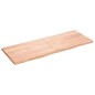 Tischplatte Hellbraun 160x60x4 cm Massivholz Eiche Behandelt Tischplatte Hellbraun 160x60x4 cm Massivholz Eiche Behandelt