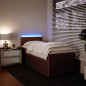 vidaXL Boxspringbett mit Matratze Rosa 90x190 cm Samt vidaXL Boxspringbett mit Matratze Rosa 90x190 cm Samt