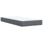 vidaXL Boxspringbett mit Matratze Dunkelgrau 90x200 cm Samt vidaXL Boxspringbett mit Matratze Dunkelgrau 90x200 cm Samt
