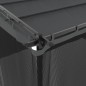 vidaXL Pavillon mit Netzwänden Anthrazit 4x3 m Stahl vidaXL Pavillon mit Netzwänden Anthrazit 4x3 m Stahl