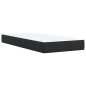 vidaXL Boxspringbett mit Matratze Schwarz 90x200 cm Samt vidaXL Boxspringbett mit Matratze Schwarz 90x200 cm Samt