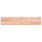 Tischplatte Hellbraun 200x40x6 cm Massivholz Eiche Behandelt Tischplatte Hellbraun 200x40x6 cm Massivholz Eiche Behandelt