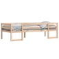 vidaXL Kinderbett 90x190 cm Massivholz Kiefer vidaXL Kinderbett 90x190 cm Massivholz Kiefer