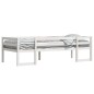 vidaXL Kinderbett Weiß 75x190 cm Massivholz Kiefer vidaXL Kinderbett Weiß 75x190 cm Massivholz Kiefer
