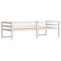 vidaXL Kinderbett Weiß 75x190 cm Massivholz Kiefer vidaXL Kinderbett Weiß 75x190 cm Massivholz Kiefer