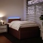 vidaXL Boxspringbett mit Matratze Rosa 120x200 cm Samt vidaXL Boxspringbett mit Matratze Rosa 120x200 cm Samt