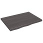 vidaXL Tischplatte Dunkelbraun 80x60x(2-4)cm Massivholz Eiche vidaXL Tischplatte Dunkelbraun 80x60x(2-4)cm Massivholz Eiche