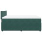 vidaXL Boxspringbett mit Matratze Dunkelgrün 140x190 cm Samt vidaXL Boxspringbett mit Matratze Dunkelgrün 140x190 cm Samt