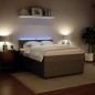 vidaXL Boxspringbett mit Matratze Hellgrau 140x190 cm Samt vidaXL Boxspringbett mit Matratze Hellgrau 140x190 cm Samt