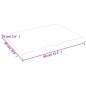 vidaXL Tischplatte Dunkelbraun 80x60x(2-4)cm Massivholz Eiche vidaXL Tischplatte Dunkelbraun 80x60x(2-4)cm Massivholz Eiche