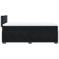 vidaXL Boxspringbett mit Matratze Schwarz 80x200 cm Samt vidaXL Boxspringbett mit Matratze Schwarz 80x200 cm Samt