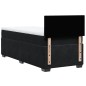 vidaXL Boxspringbett mit Matratze Schwarz 80x200 cm Samt vidaXL Boxspringbett mit Matratze Schwarz 80x200 cm Samt