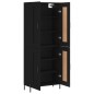 Highboard Schwarz 69,5x34x180 cm Holzwerkstoff Highboard Schwarz 69,5x34x180 cm Holzwerkstoff