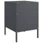 vidaXL Nachttische 2 Stk. Anthrazit 36x39x50,5 cm Stahl vidaXL Nachttische 2 Stk. Anthrazit 36x39x50,5 cm Stahl