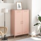 vidaXL Highboard Rosa 68x39x113 cm Stahl vidaXL Highboard Rosa 68x39x113 cm Stahl