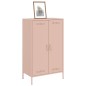 vidaXL Highboard Rosa 68x39x113 cm Stahl vidaXL Highboard Rosa 68x39x113 cm Stahl
