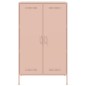 vidaXL Highboard Rosa 68x39x113 cm Stahl vidaXL Highboard Rosa 68x39x113 cm Stahl