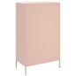 vidaXL Highboard Rosa 68x39x113 cm Stahl vidaXL Highboard Rosa 68x39x113 cm Stahl