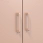 vidaXL Highboard Rosa 68x39x113 cm Stahl vidaXL Highboard Rosa 68x39x113 cm Stahl