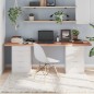 vidaXL Tischplatte Hellbraun 200x60x(2-4)cm Massivholz Eiche Behandelt vidaXL Tischplatte Hellbraun 200x60x(2-4)cm Massivholz Eiche Behandelt