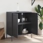 vidaXL Sideboard Anthrazit 68x39x79 cm Stahl vidaXL Sideboard Anthrazit 68x39x79 cm Stahl