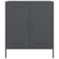vidaXL Sideboard Anthrazit 68x39x79 cm Stahl vidaXL Sideboard Anthrazit 68x39x79 cm Stahl