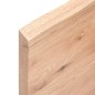 vidaXL Tischplatte Hellbraun 200x60x(2-4)cm Massivholz Eiche Behandelt vidaXL Tischplatte Hellbraun 200x60x(2-4)cm Massivholz Eiche Behandelt