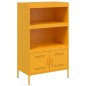 vidaXL Highboard Senfgelb 68x39x113 cm Stahl vidaXL Highboard Senfgelb 68x39x113 cm Stahl