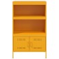 vidaXL Highboard Senfgelb 68x39x113 cm Stahl vidaXL Highboard Senfgelb 68x39x113 cm Stahl